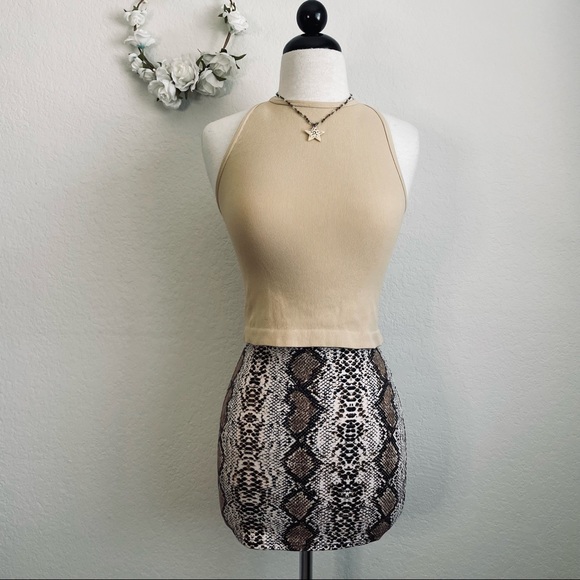 Micro Mini Animal Print Half Slip and Tank Set - Picture 15 of 16